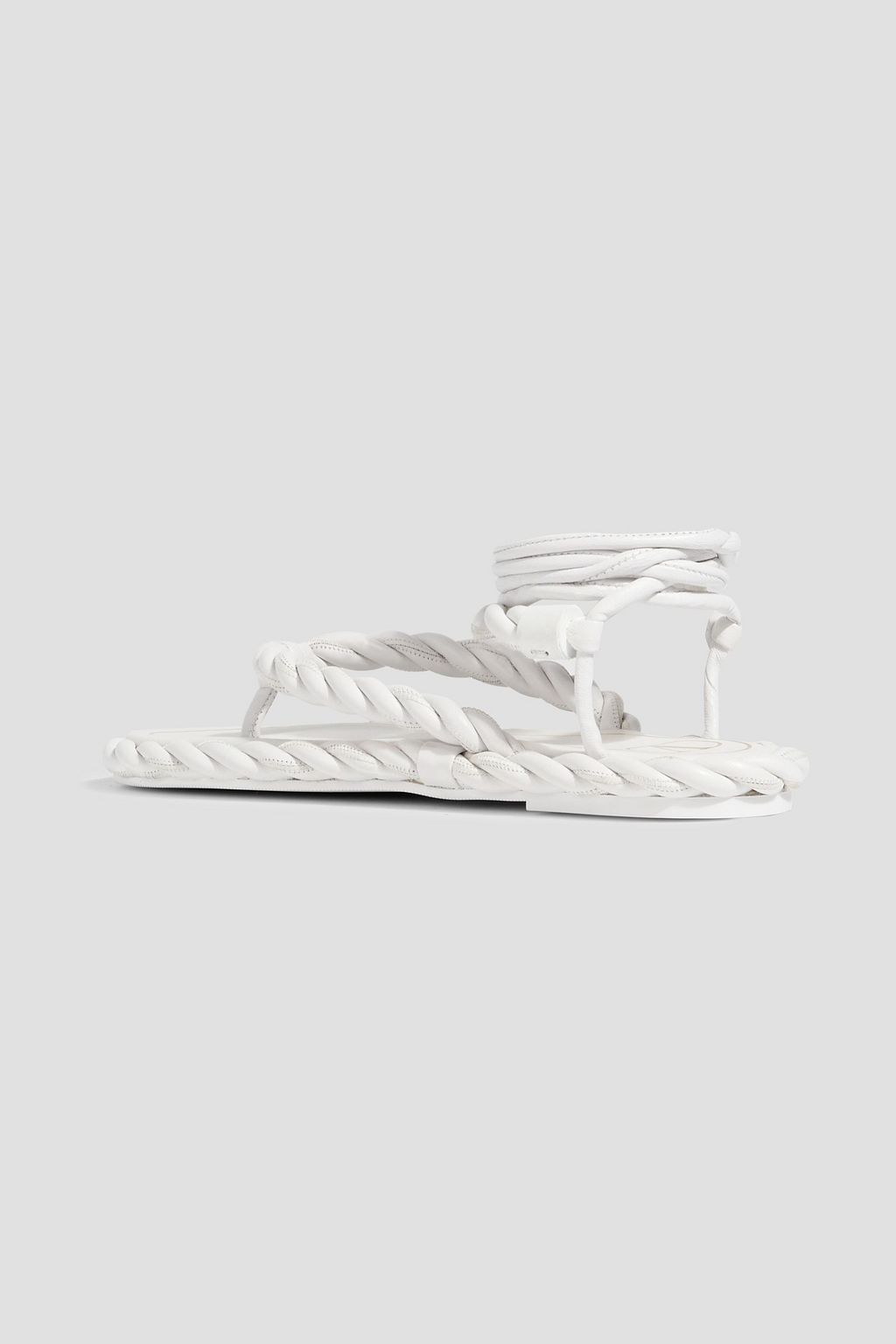 VALENTINO GARAVANI The Rope woven leather sandals