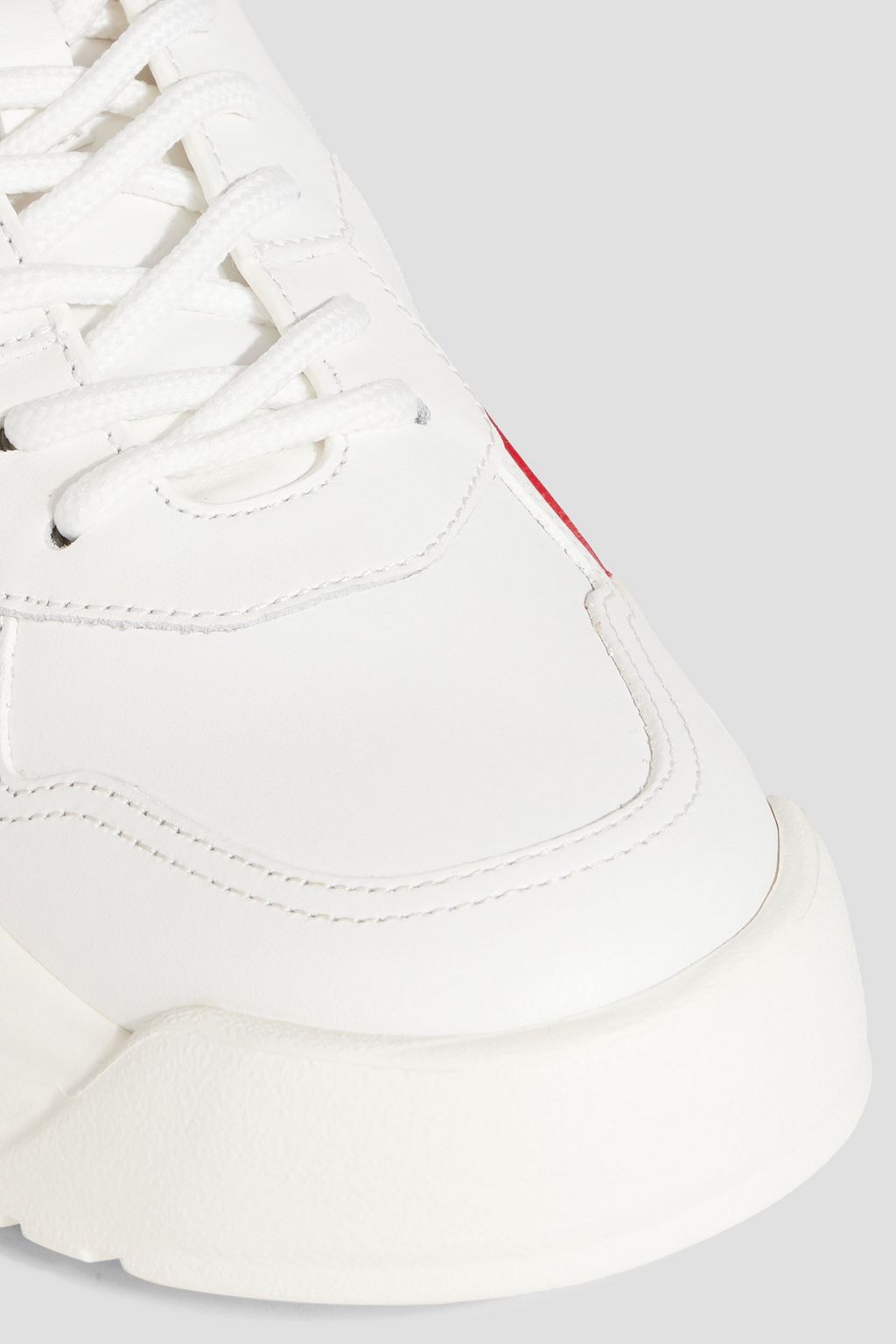 VALENTINO GARAVANI Logo-print leather sneakers