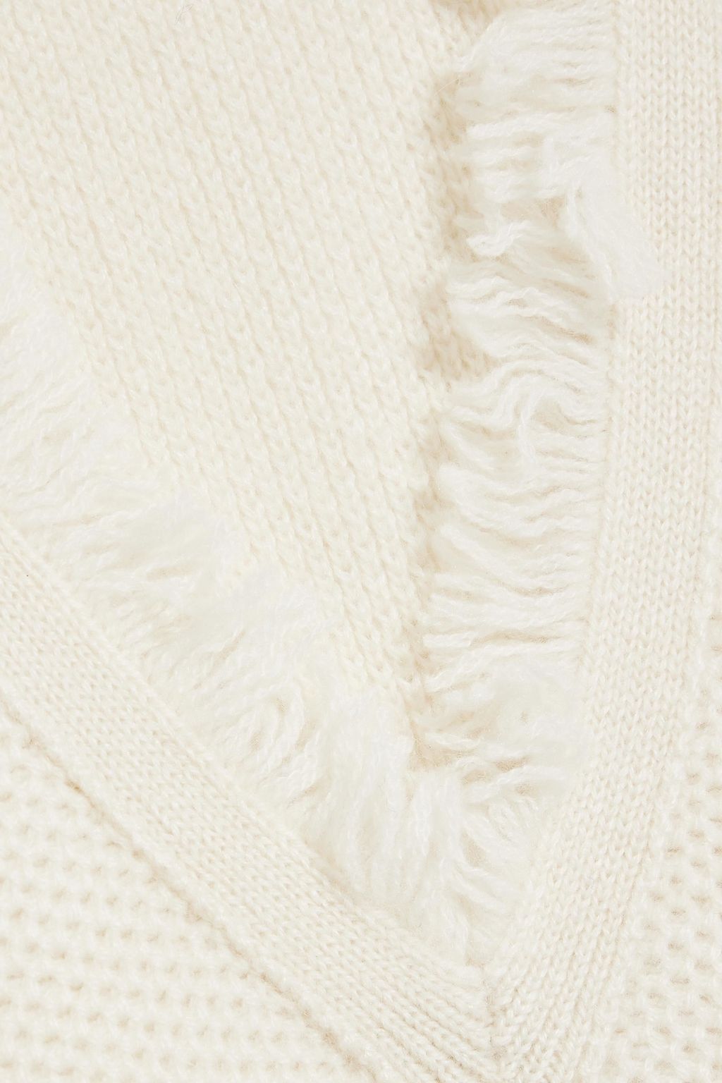 LISA YANG Lola fringed cashmere mini dress