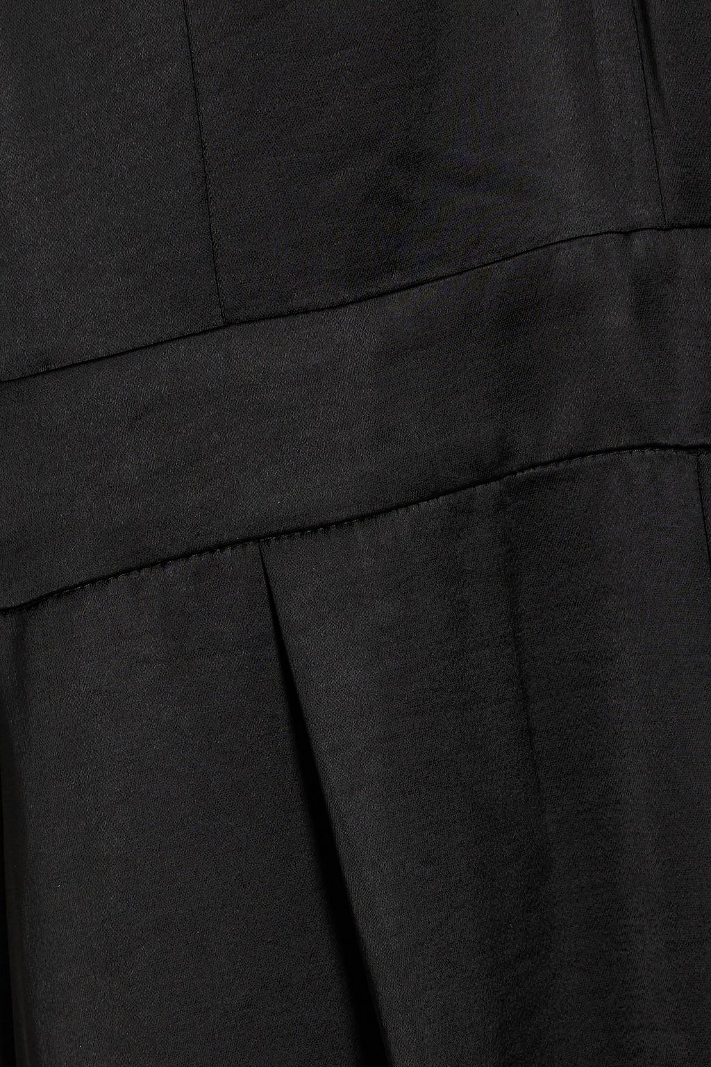 PAIGE Almara pleated satin wide-leg jumpsuit
