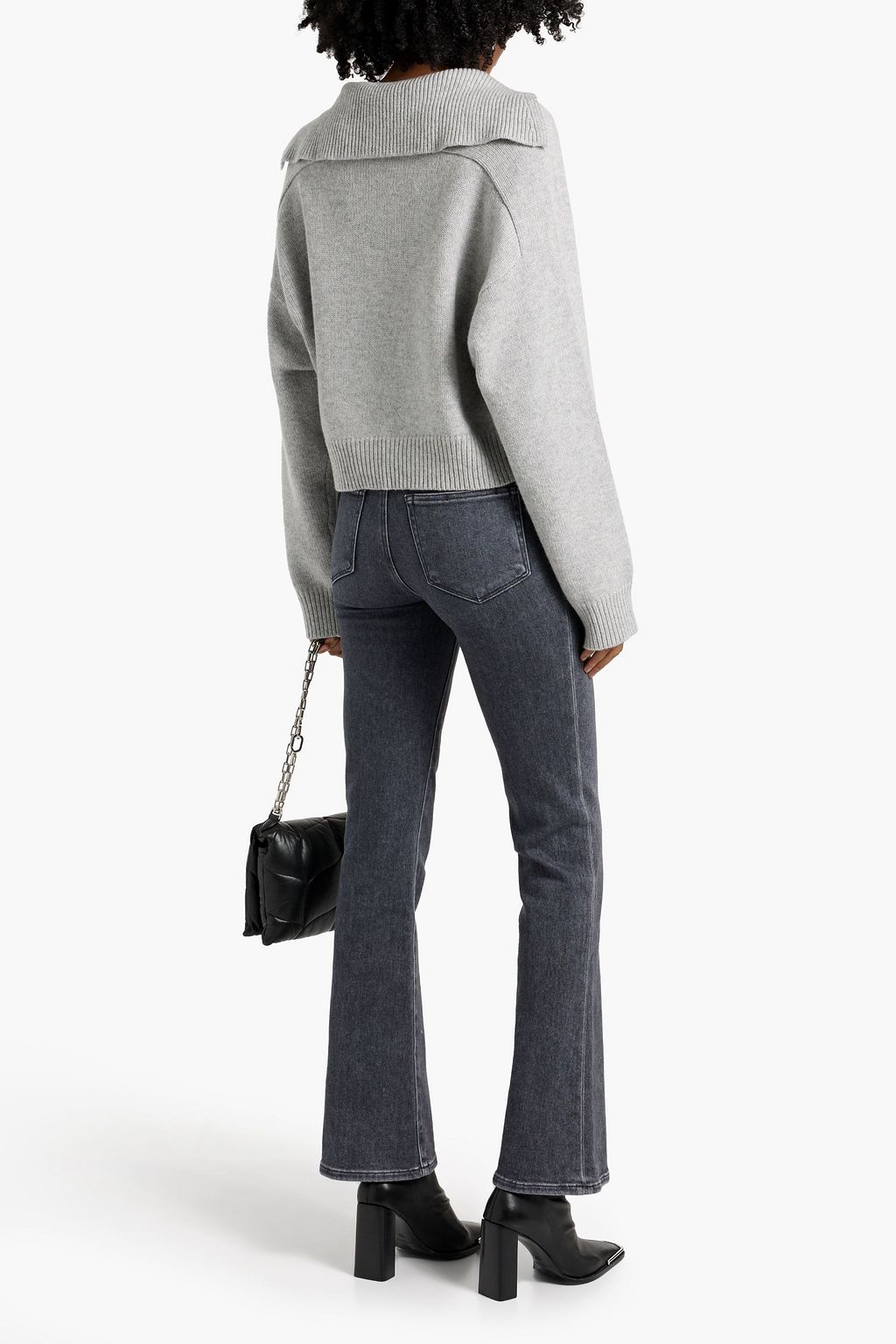 PAIGE Mid-rise flared jeans