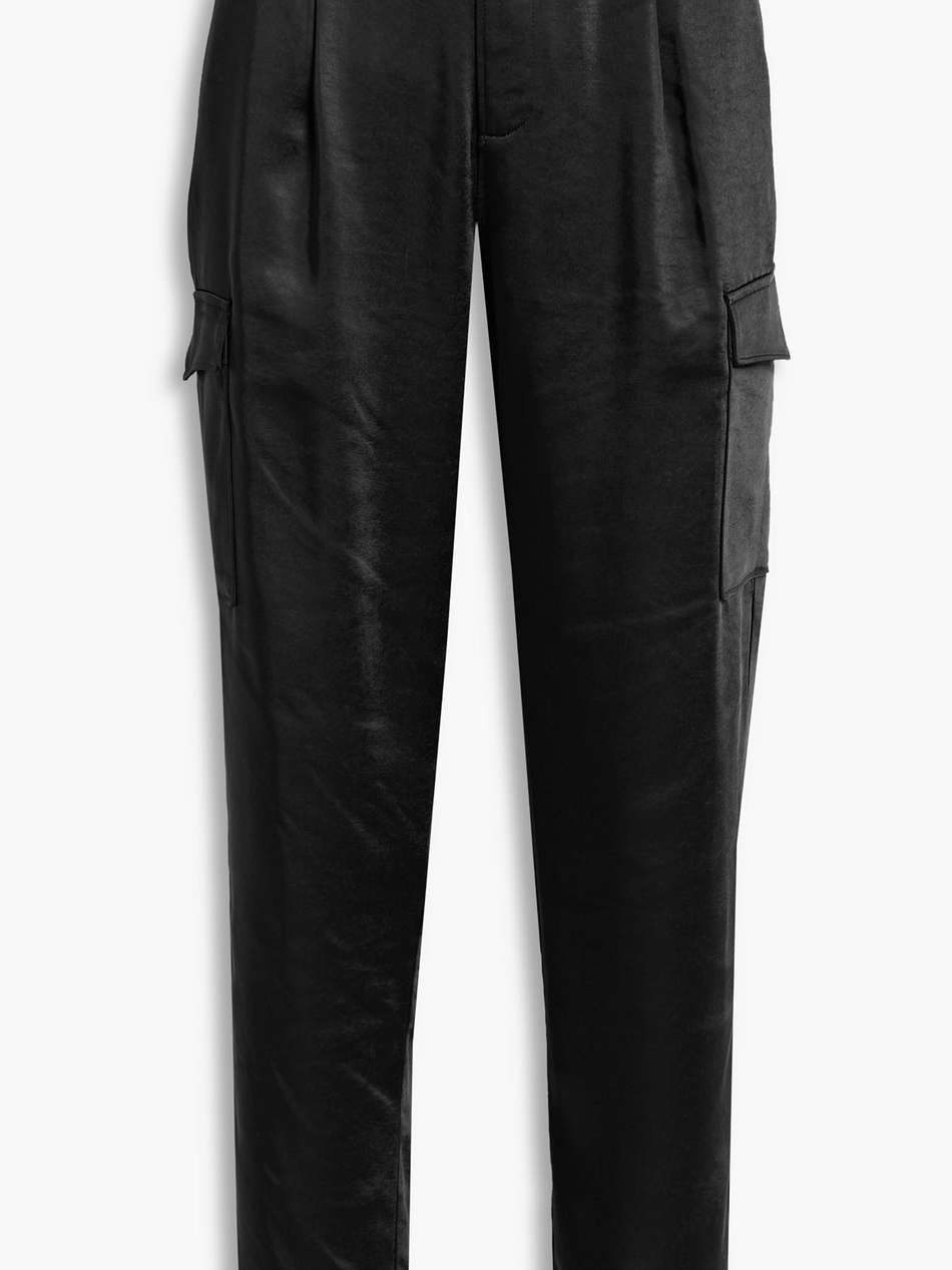 satin cargo pants