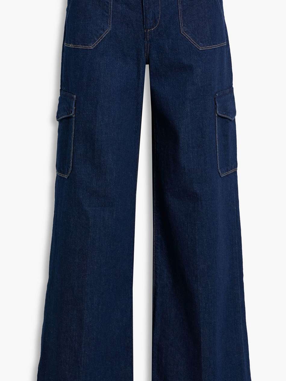 harper high-rise cargo jeans