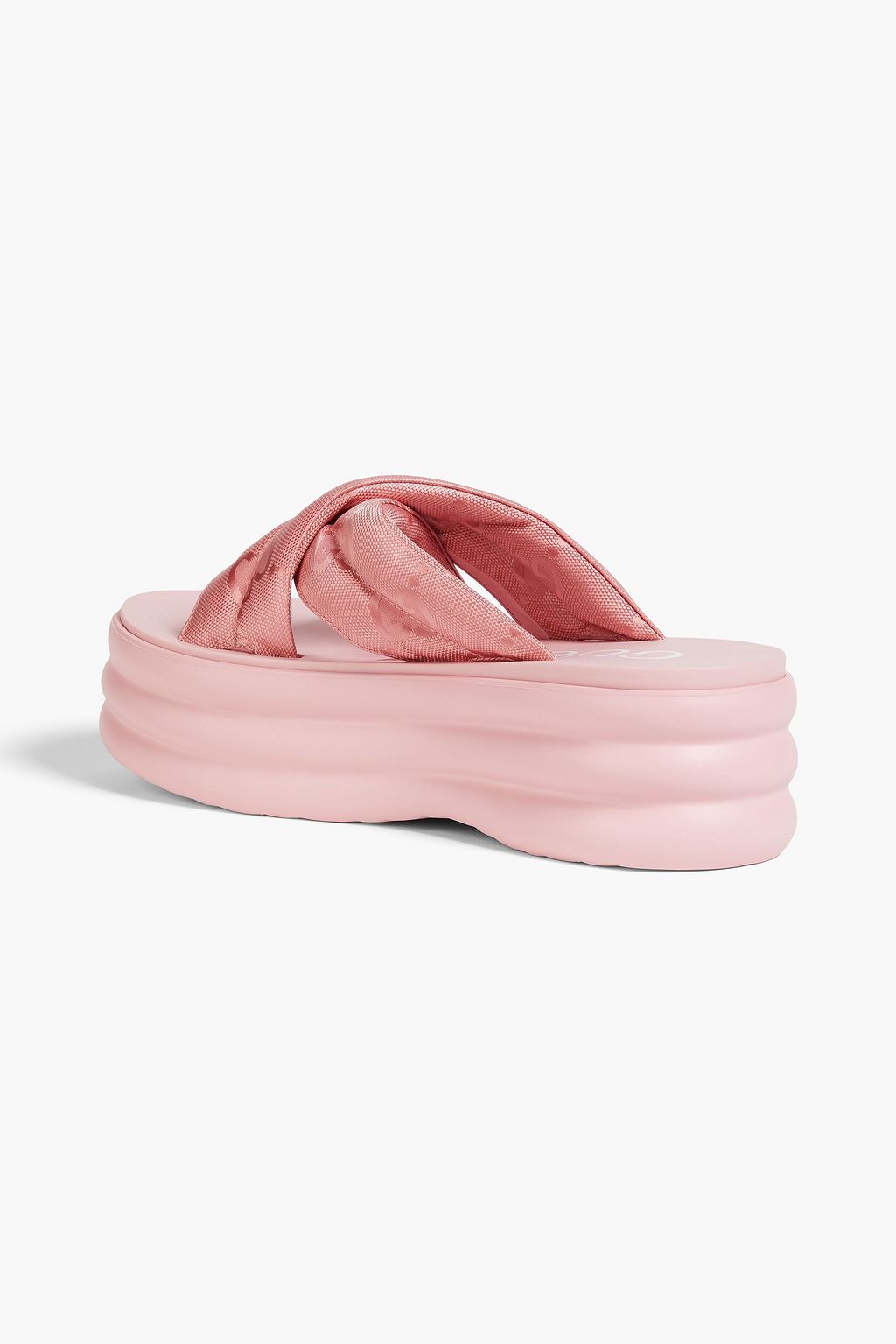 GUCCI صندل من الجاكار بنعل سميك