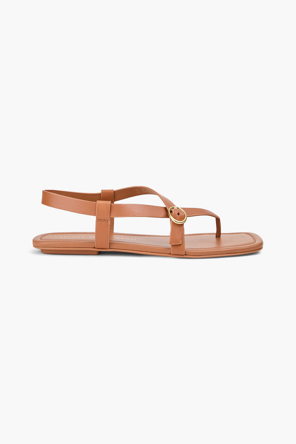 Stuart Weitzman - Benni leather sandals - Brown - EU 38