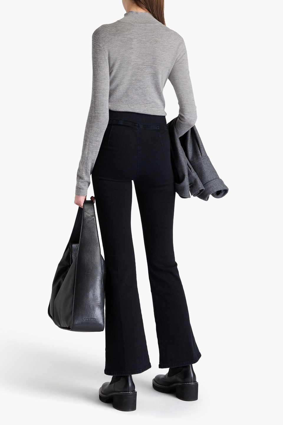 FRAME THE JETSET HIGH-RISE FLARED JEANS