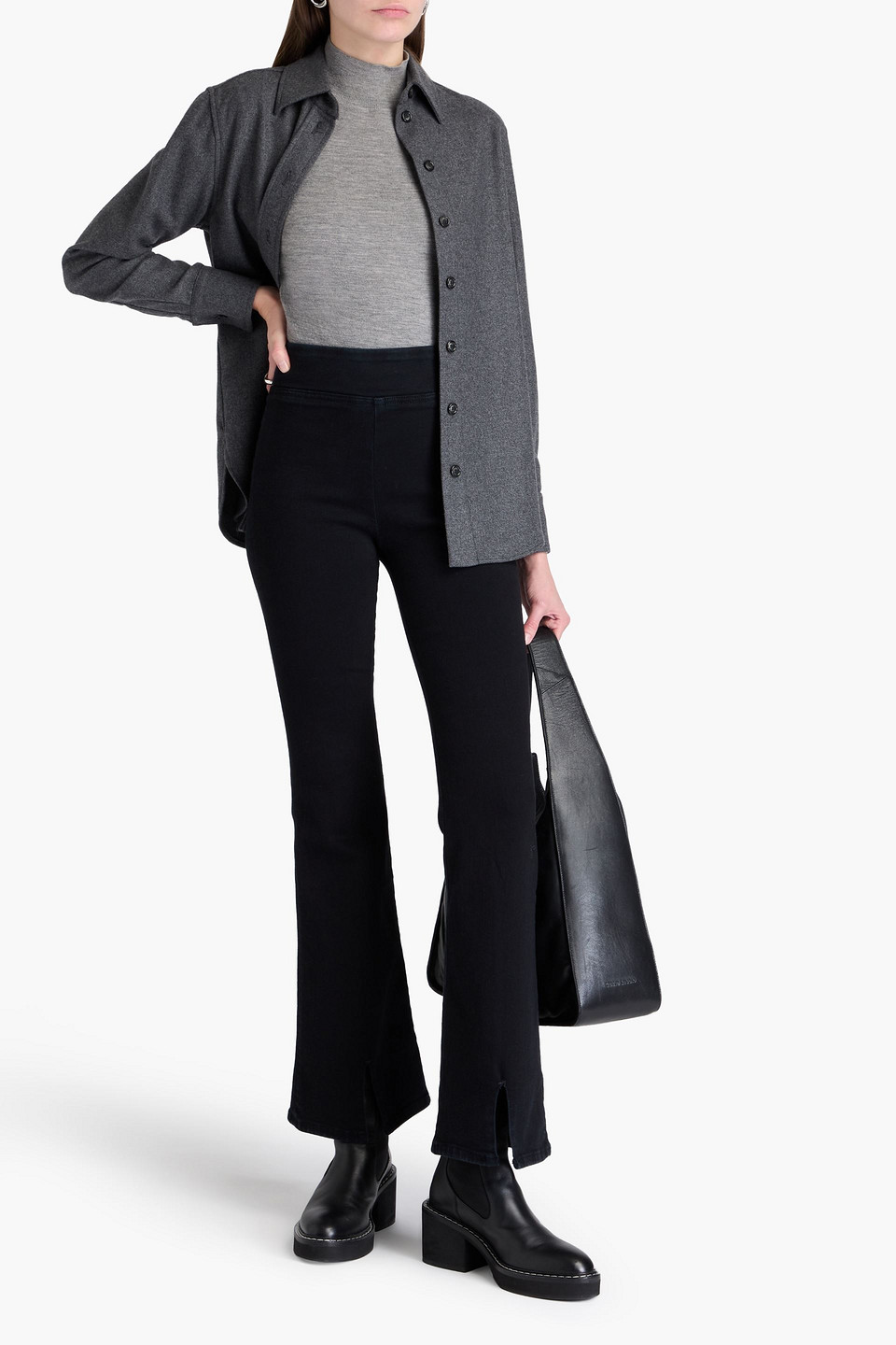 FRAME THE JETSET HIGH-RISE FLARED JEANS