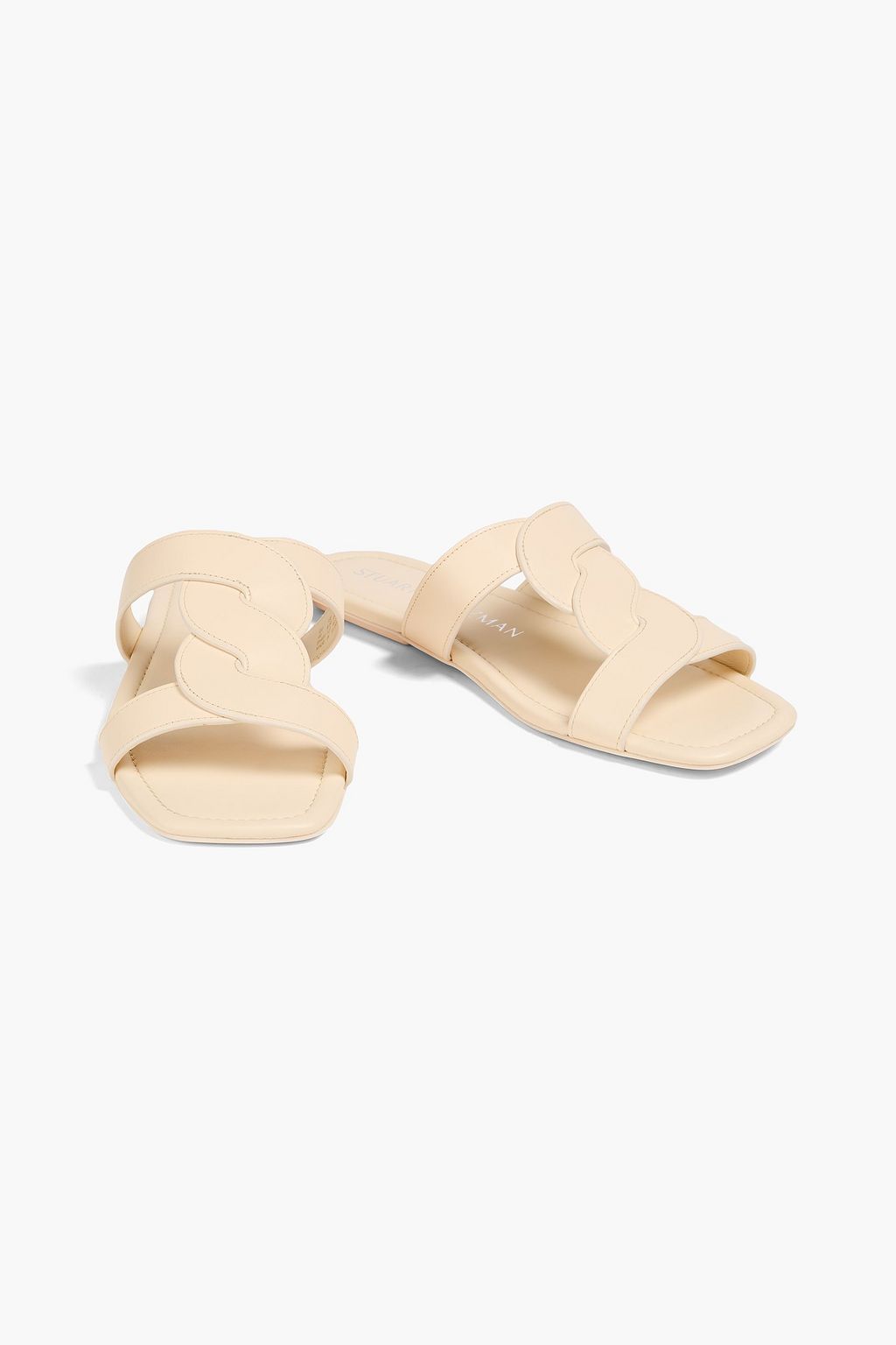 STUART WEITZMAN Ibiza twisted leather sandals