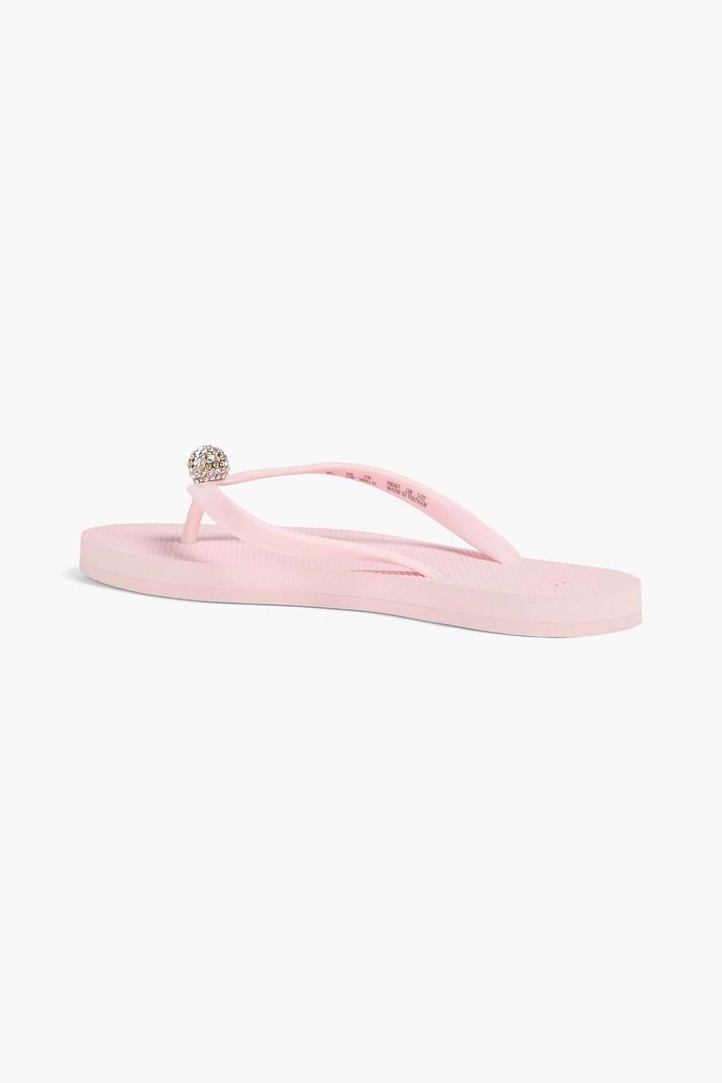 STUART WEITZMAN خفافات من مادة PVC مزينة بالكريستال