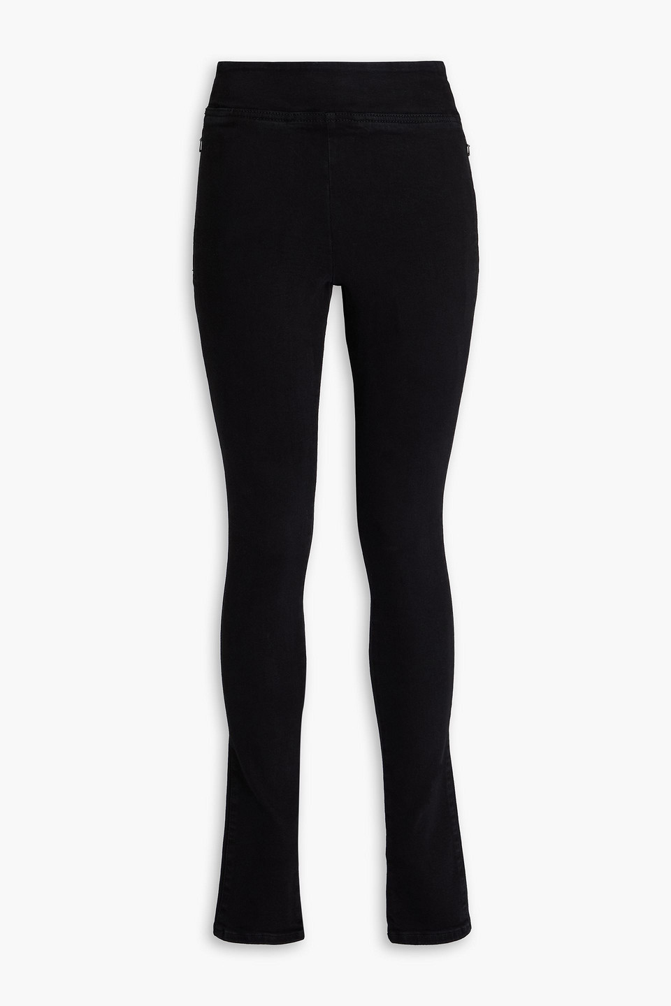 Frame Jetset High-rise Skinny Jeans In Black