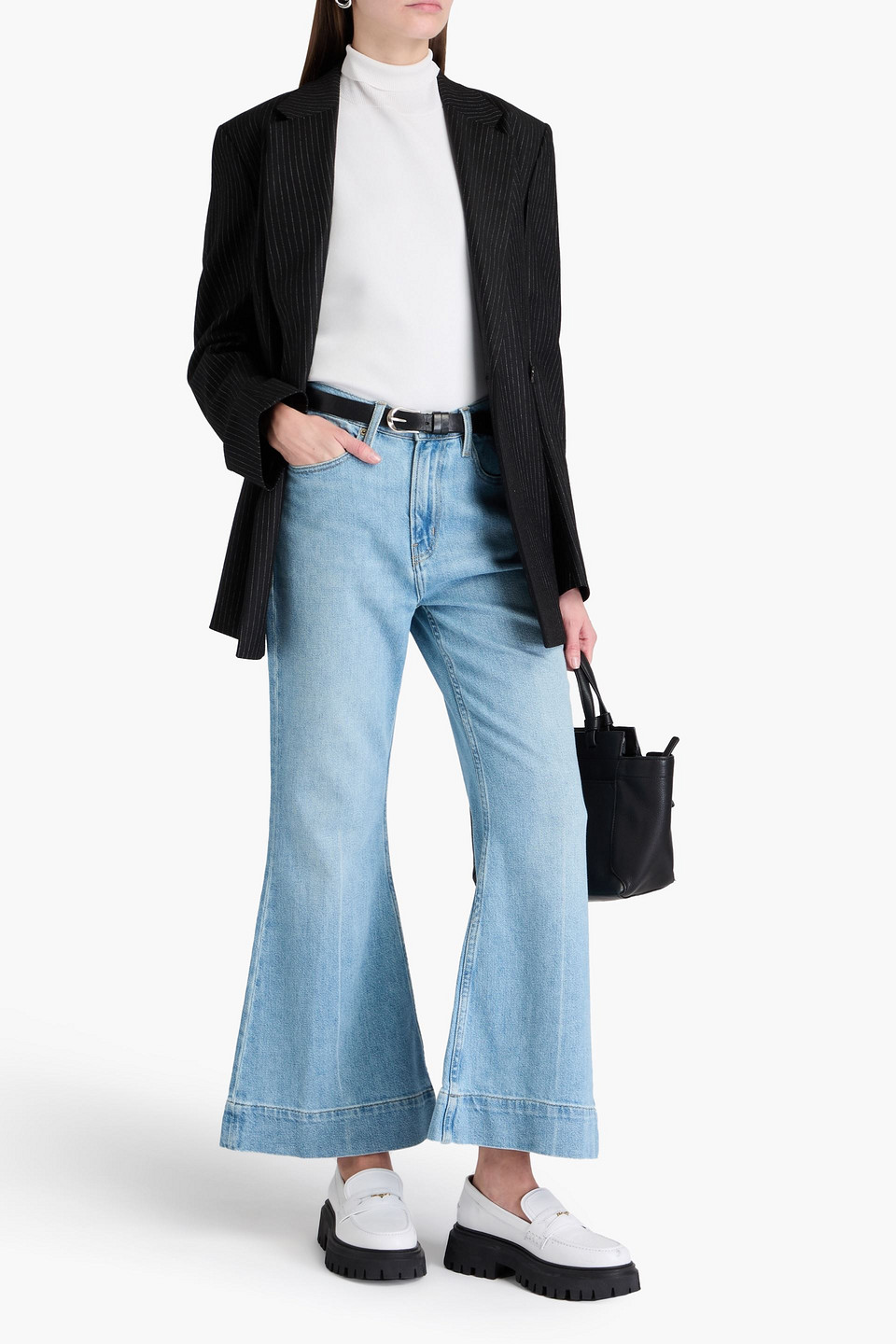 FRAME THE EXTREME HIGH-RISE FLARED JEANS