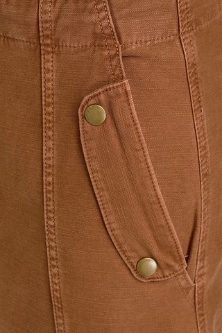 Canvas Wide Leg Pant