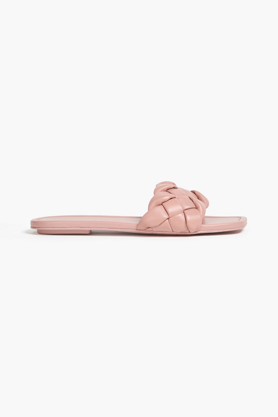 Stuart Weitzman Braida Flat Slide The Sw Outlet In Clay