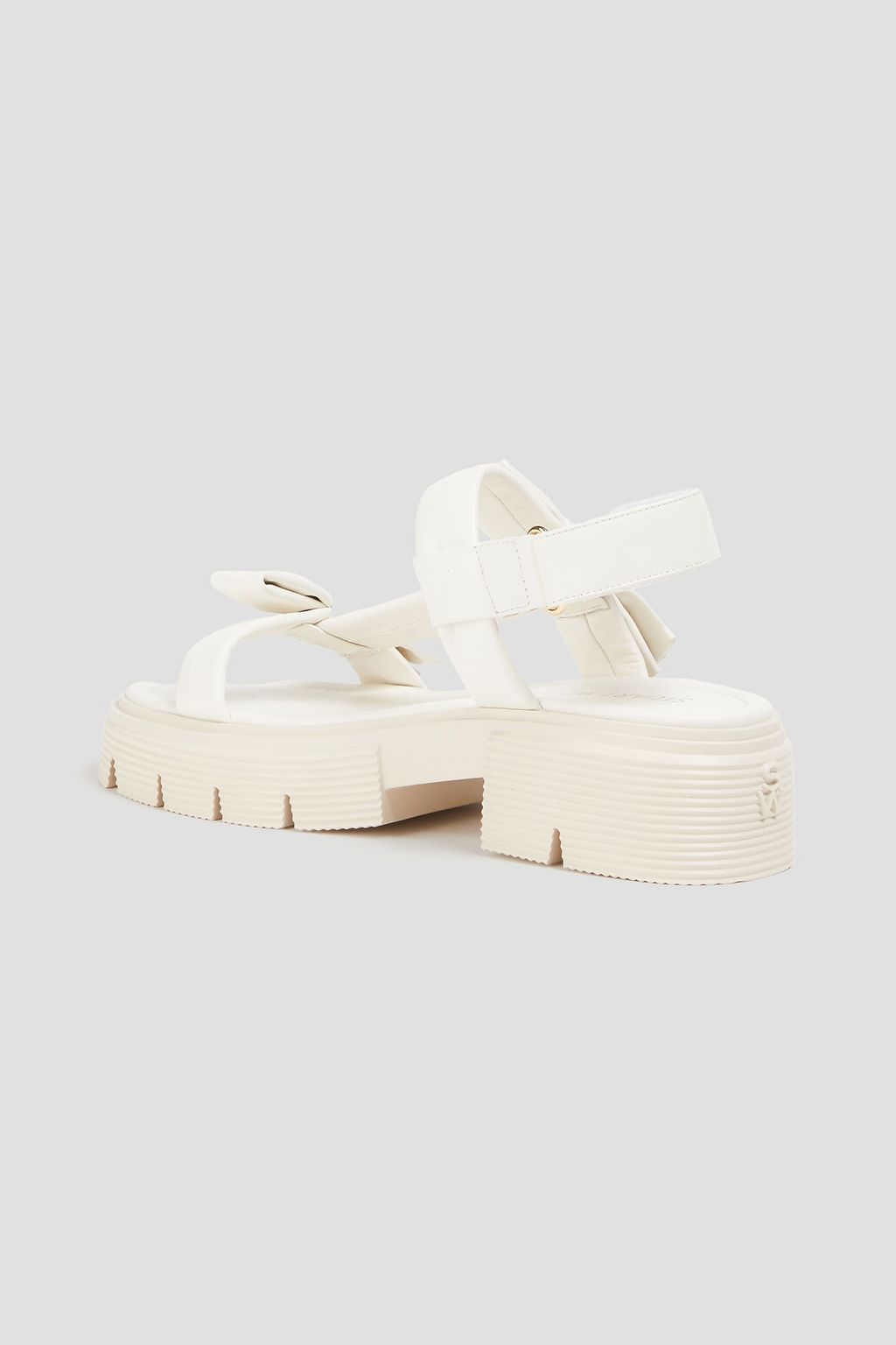 STUART WEITZMAN Sofia Nolita レザー スリングバックサンダル リボン付き