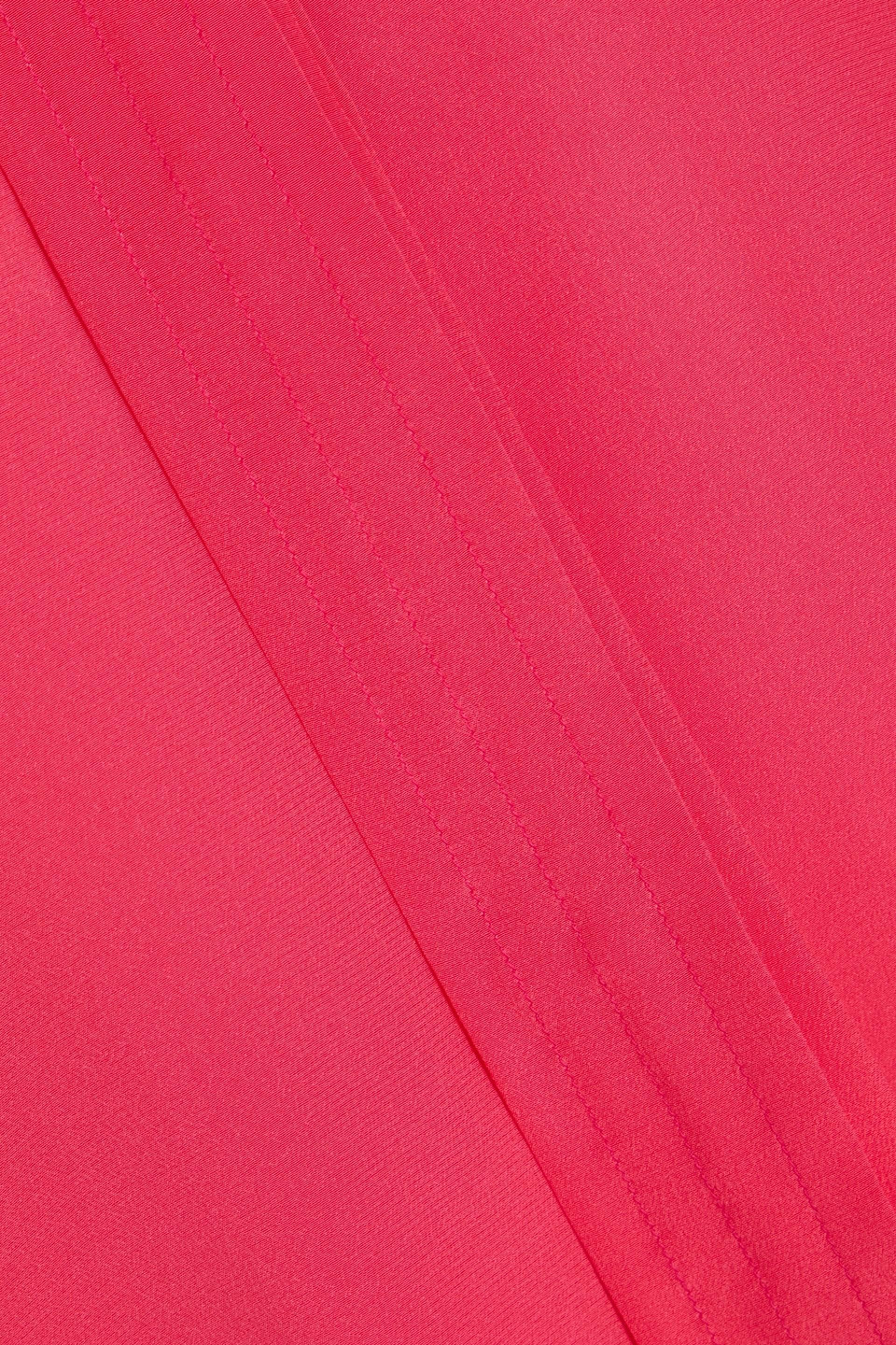 Shop Oscar De La Renta Silk Crepe De Chine Blouse In Coral