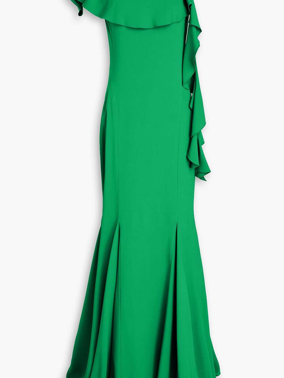 ruffled cady gown