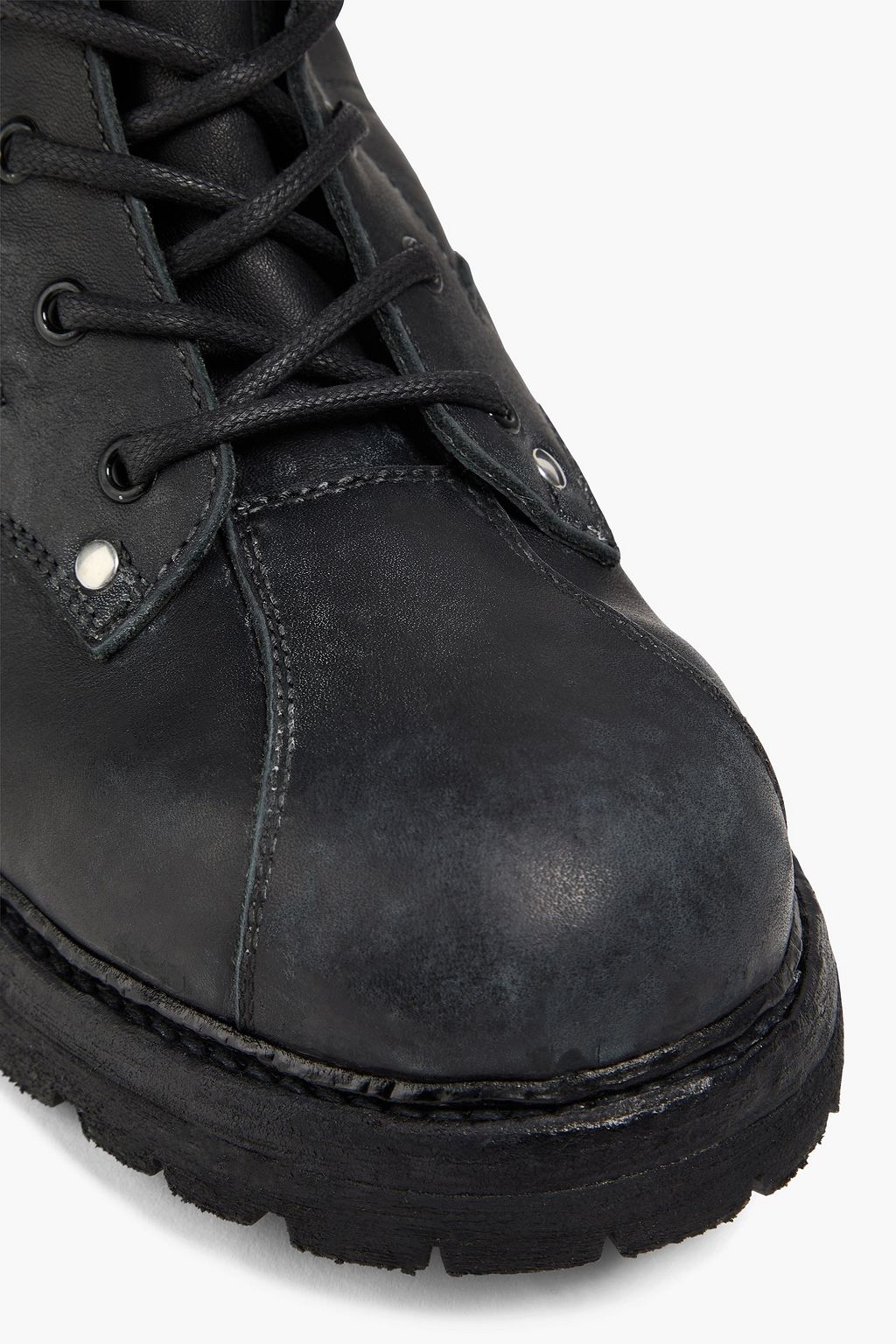 GUCCI Distressed leather boots