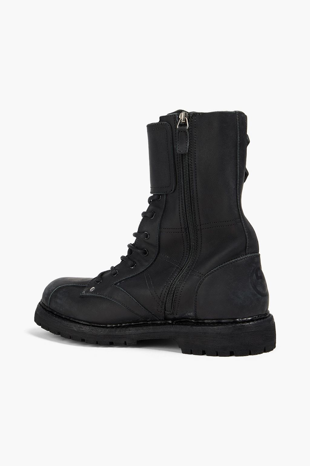 GUCCI Distressed leather boots