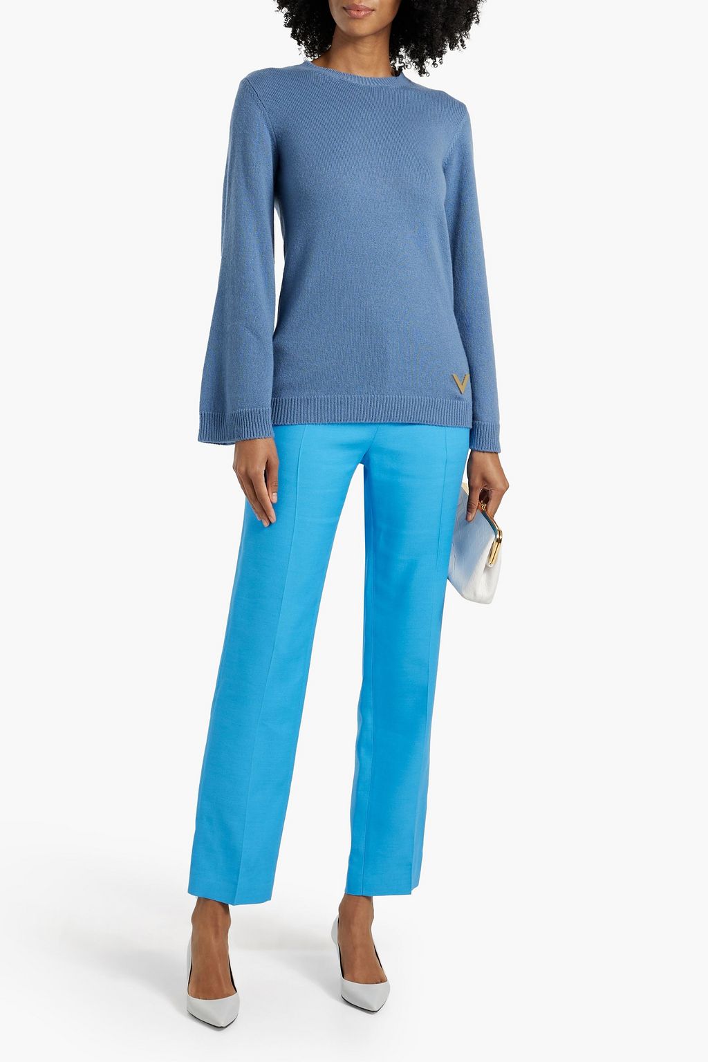 VALENTINO GARAVANI Embellished cashmere sweater