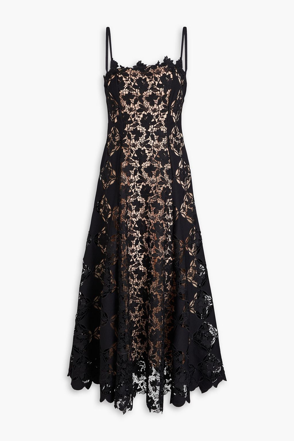 Lace midi dress black US 6