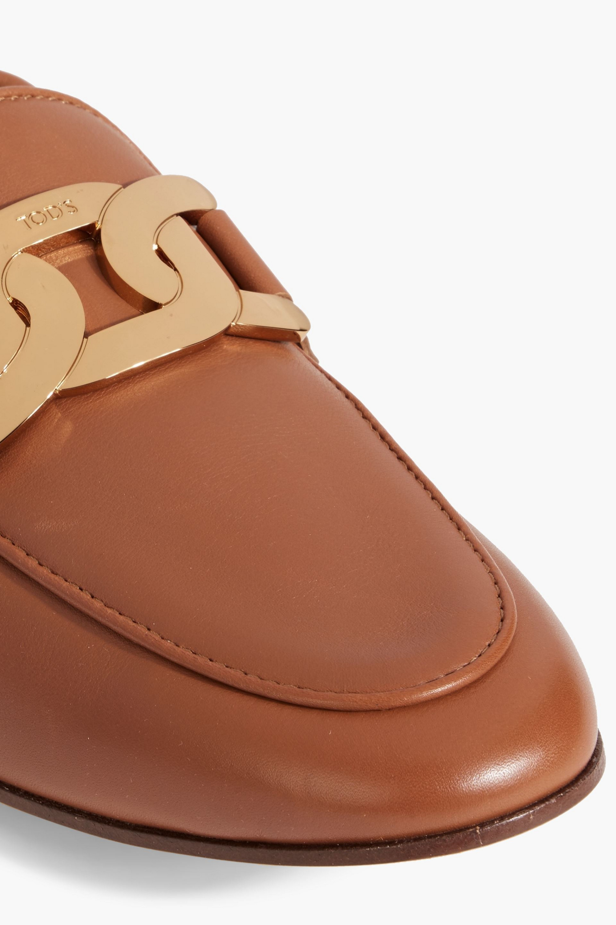 Tod's Embellished leather loafers