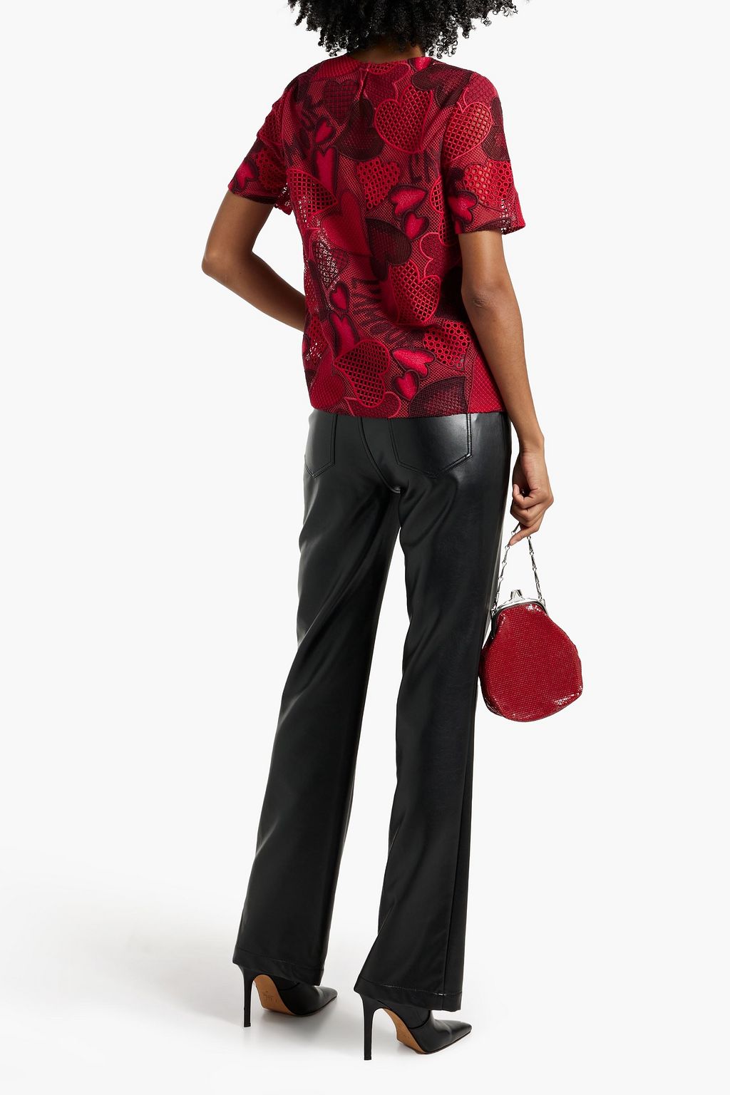 VALENTINO GARAVANI Guipure lace top