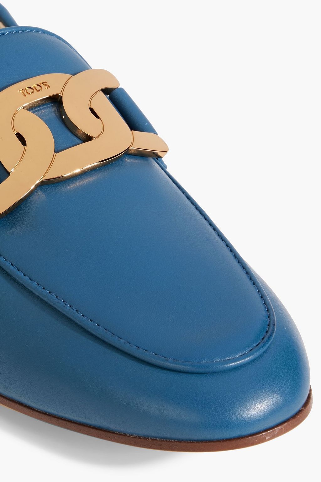 TOD'S Embellished leather loafers