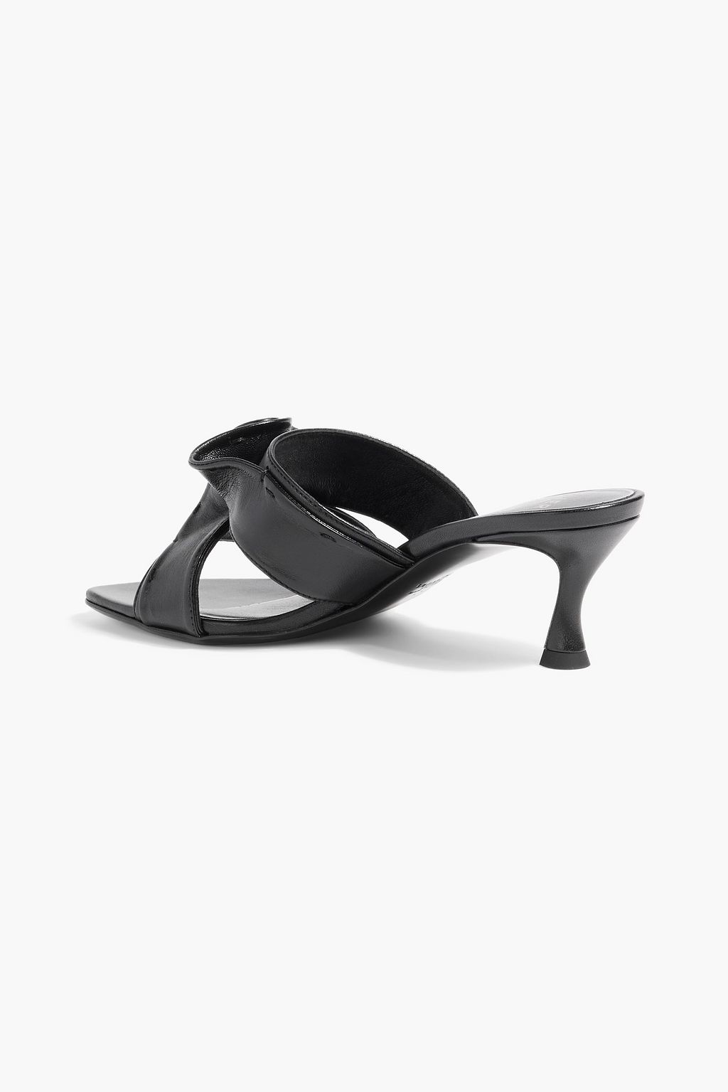 VALENTINO GARAVANI Ruffled leather mules