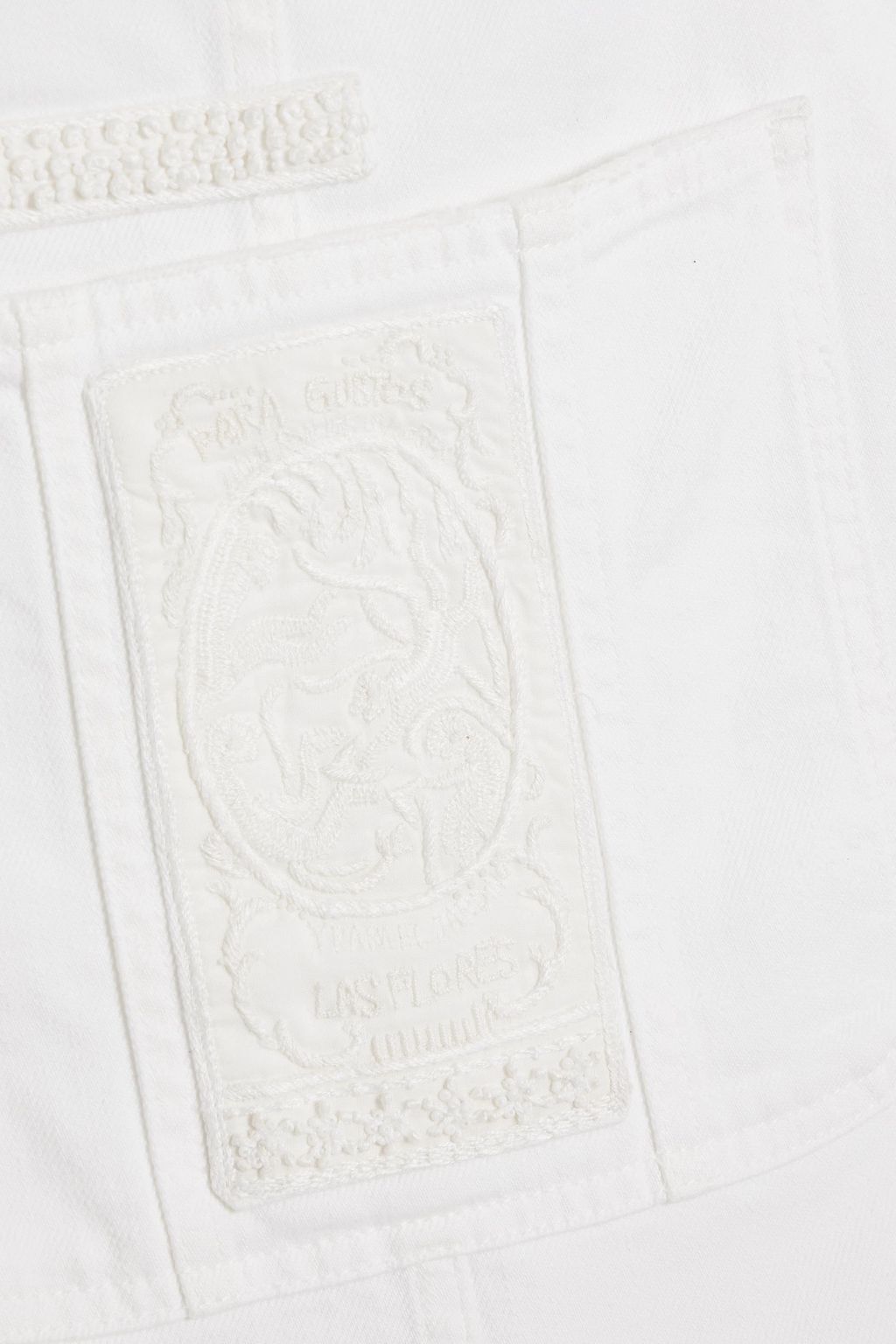 VALENTINO GARAVANI Embellished denim overalls