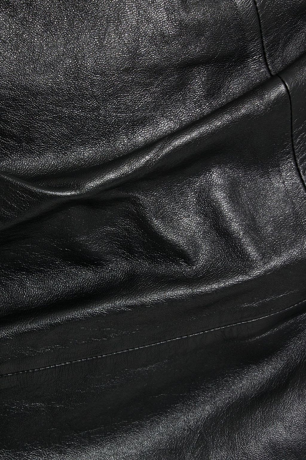 ACNE STUDIOS Wrap-effect leather dress