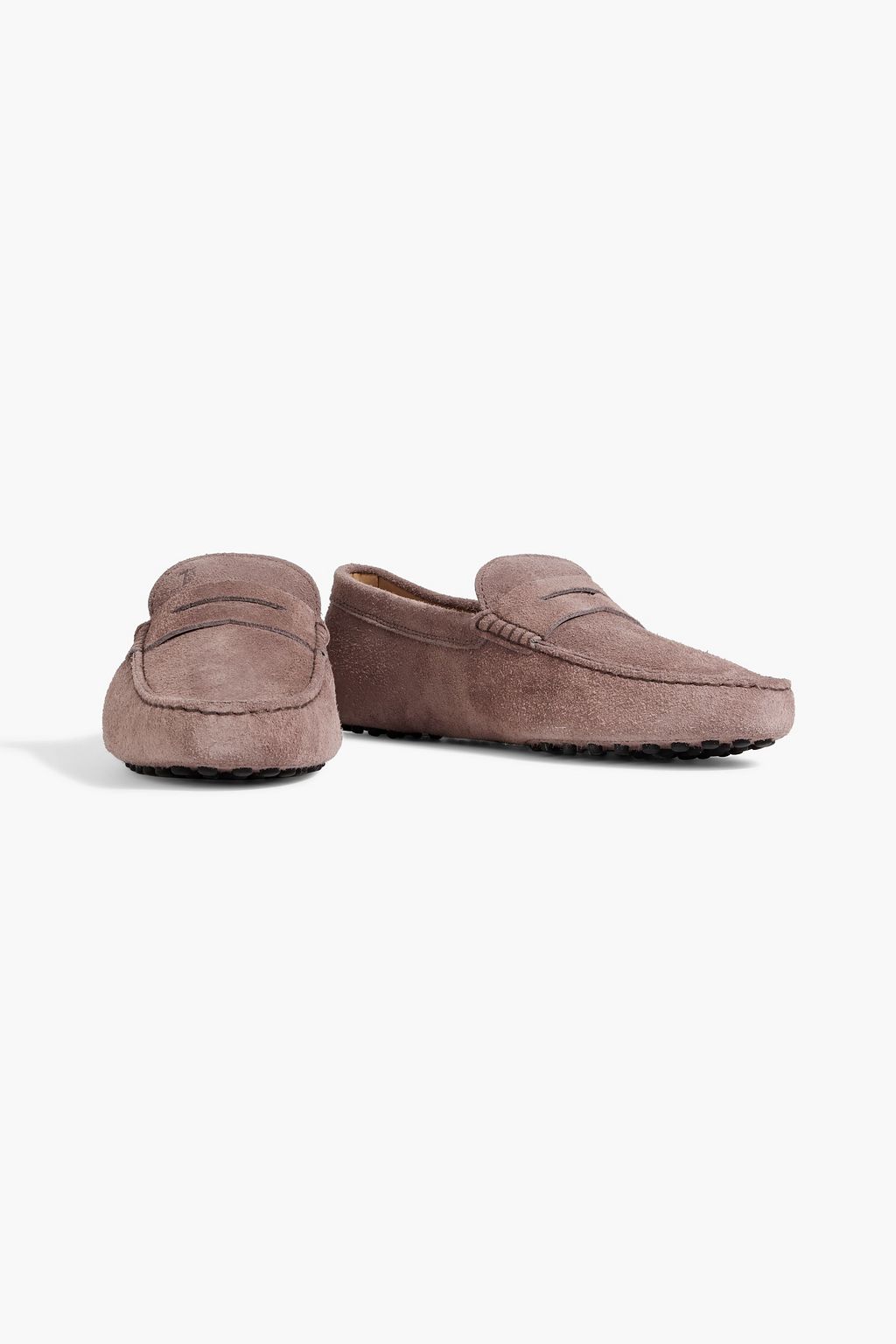 TOD'S Gommino brushed-suede loafers