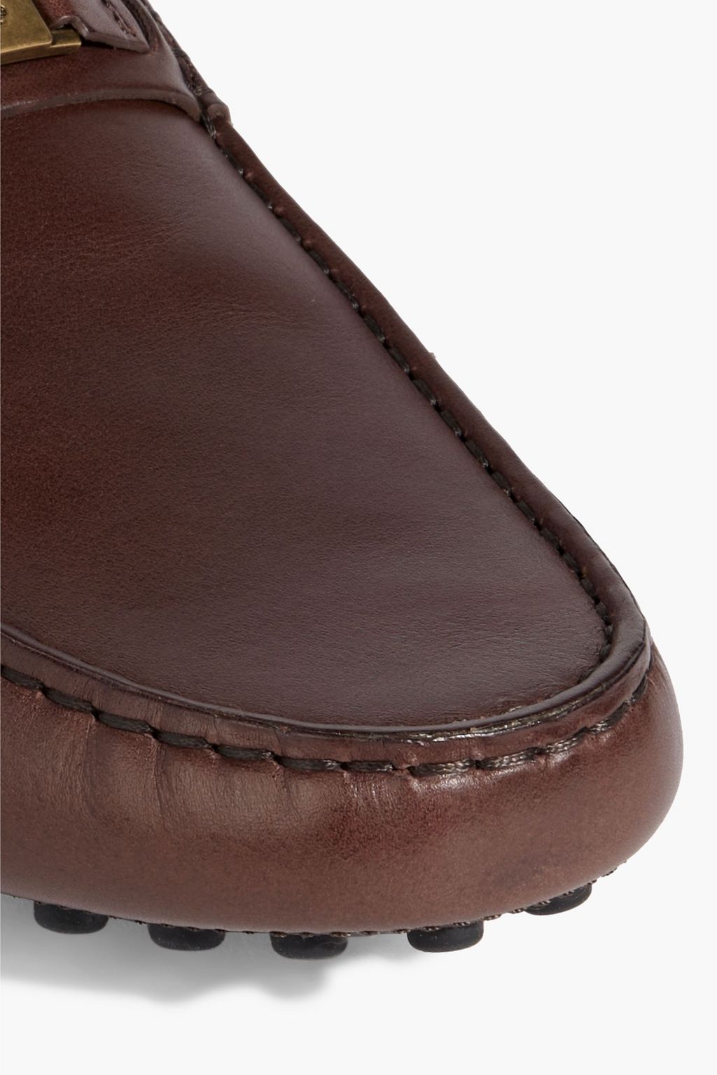 TOD'S Embellished leather loafers