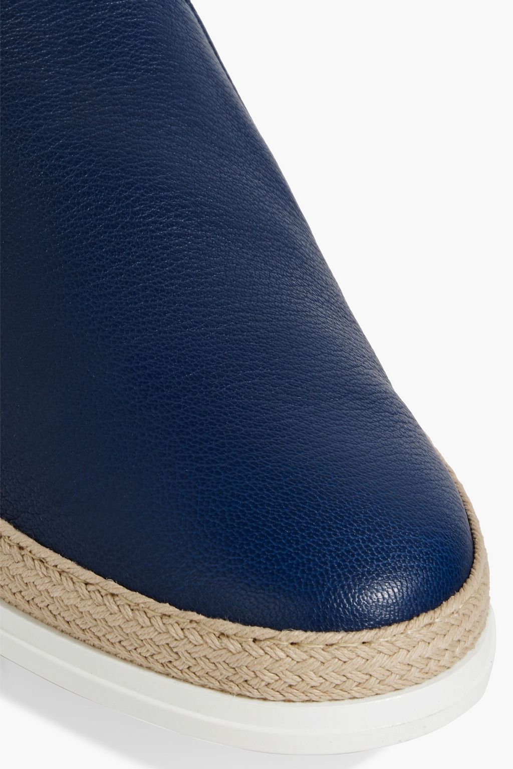 TOD'S Pebbled-leather slip-on sneakers