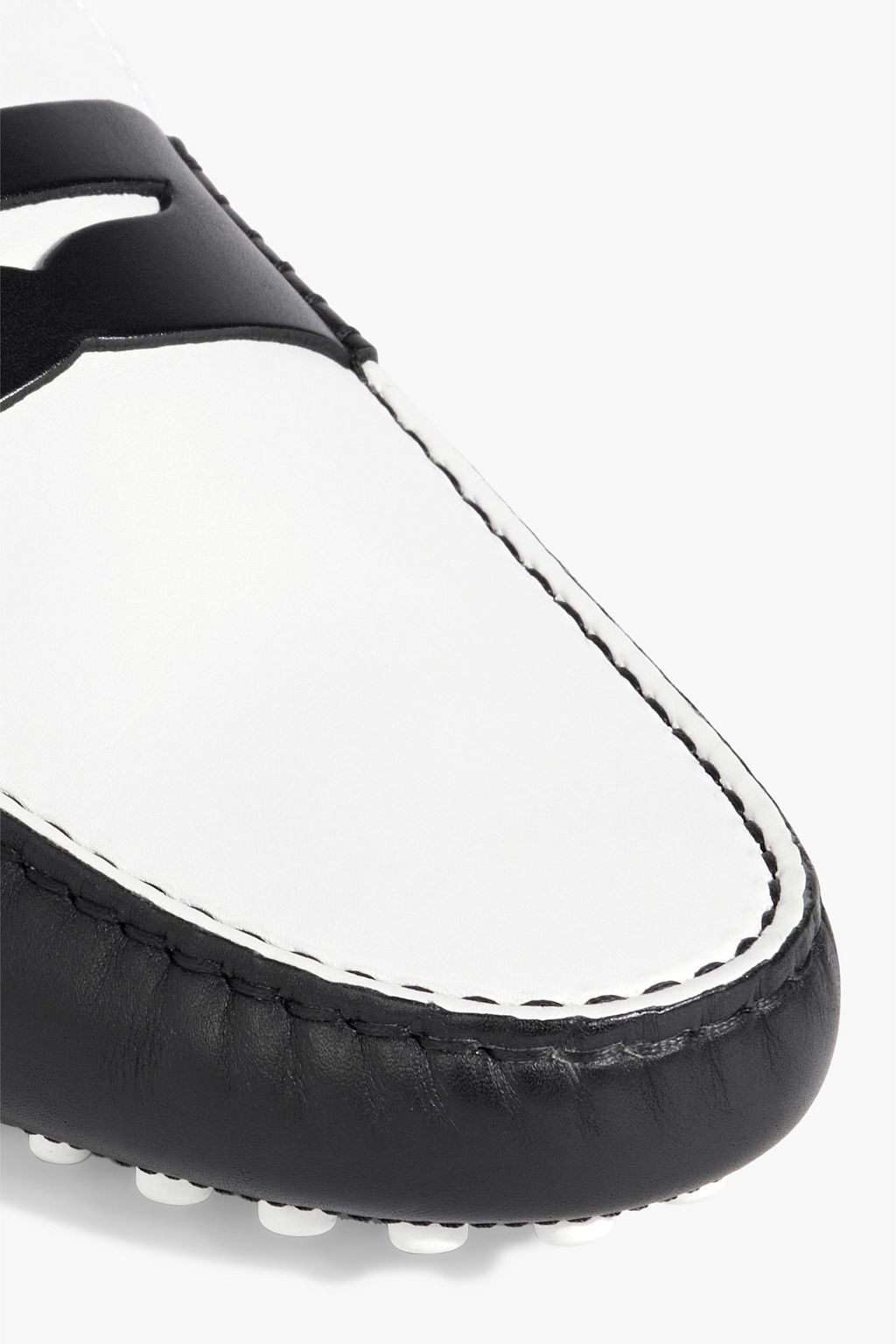 TOD'S City Gommino two-tone leather driving shoes