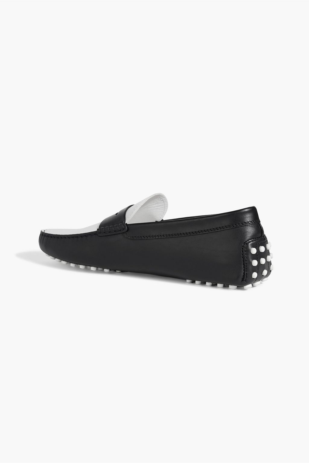 TOD'S City Gommino two-tone leather driving shoes