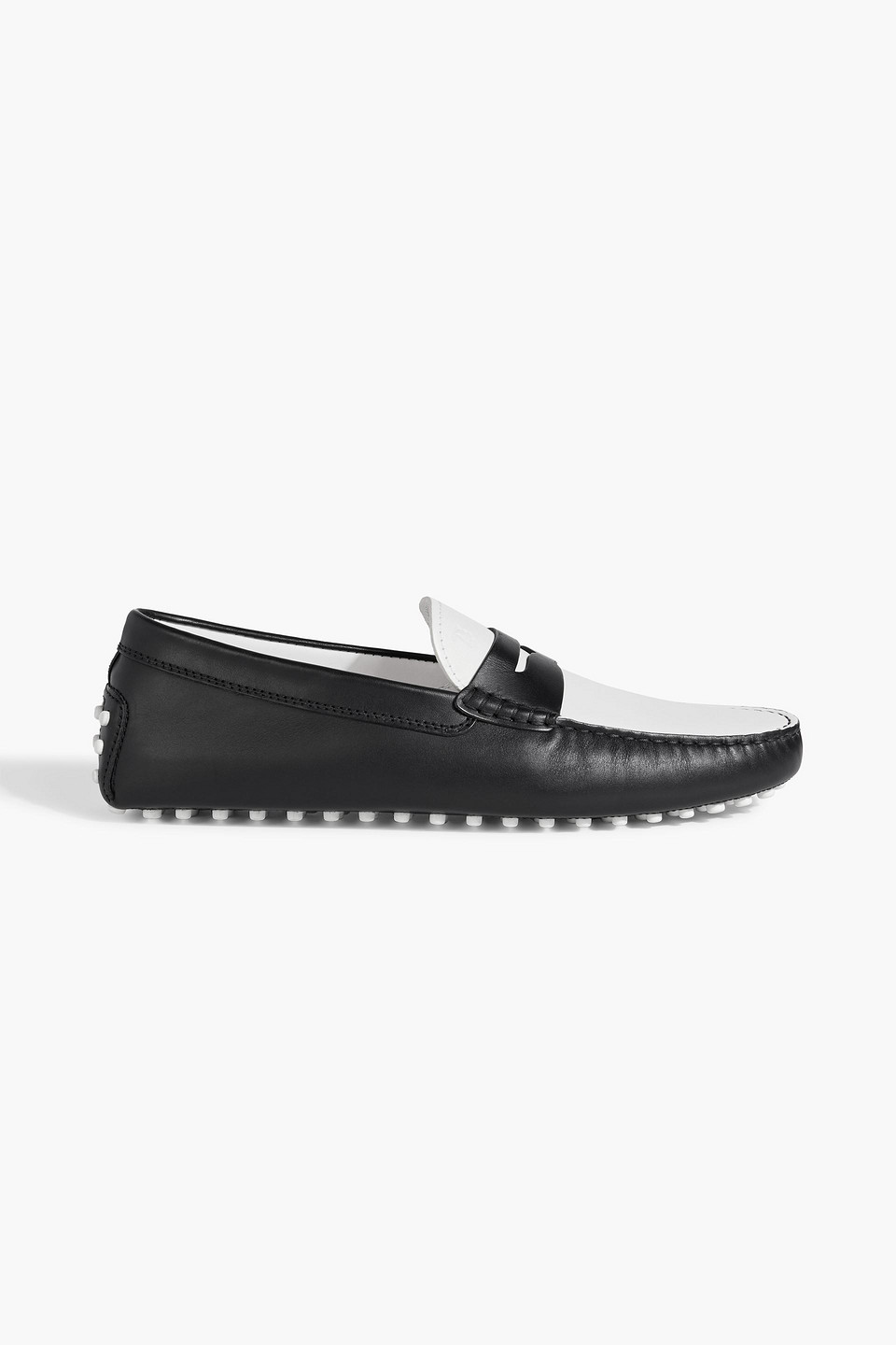 City Gommino two-tone leather driving shoes