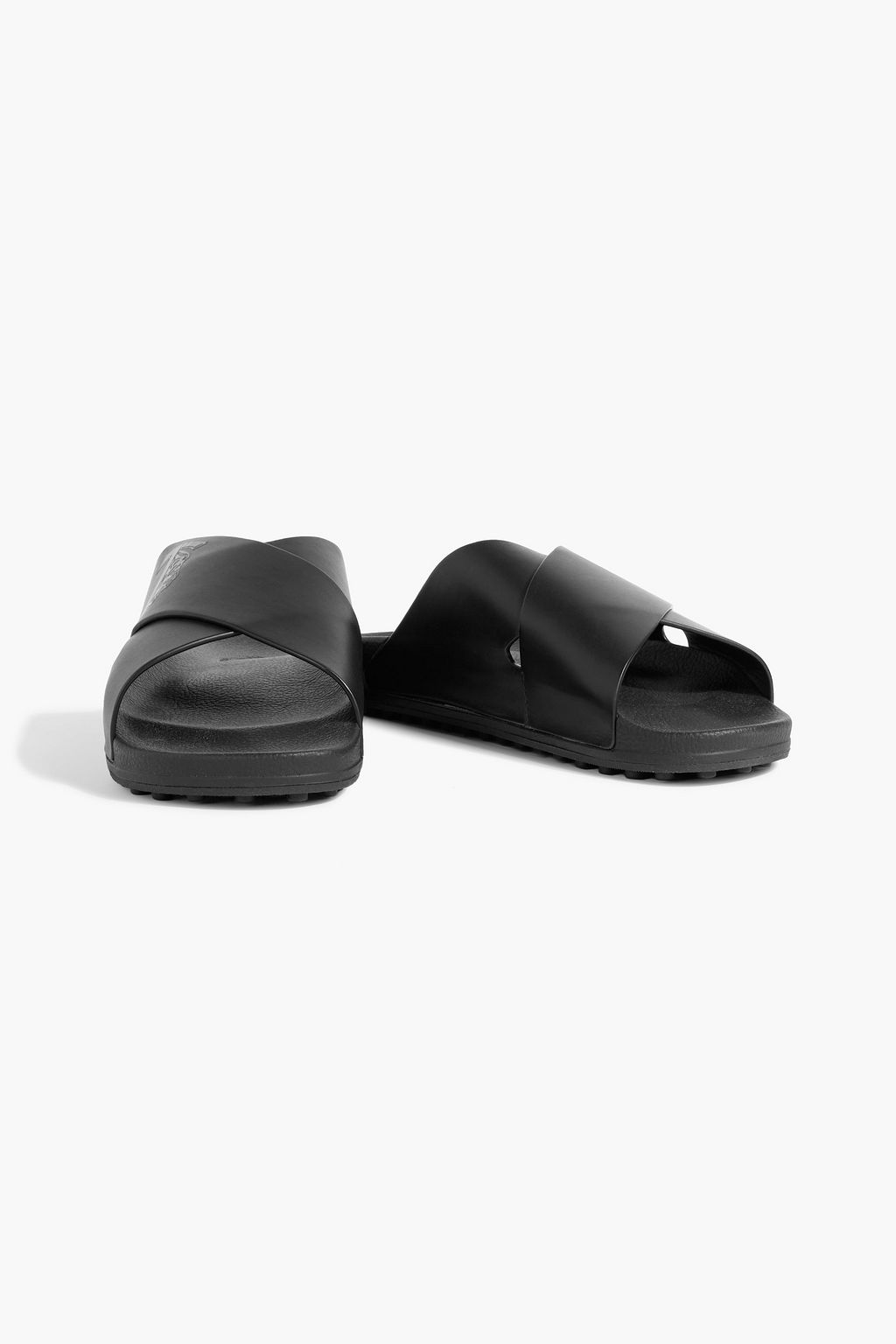 TOD'S Embossed leather sandals