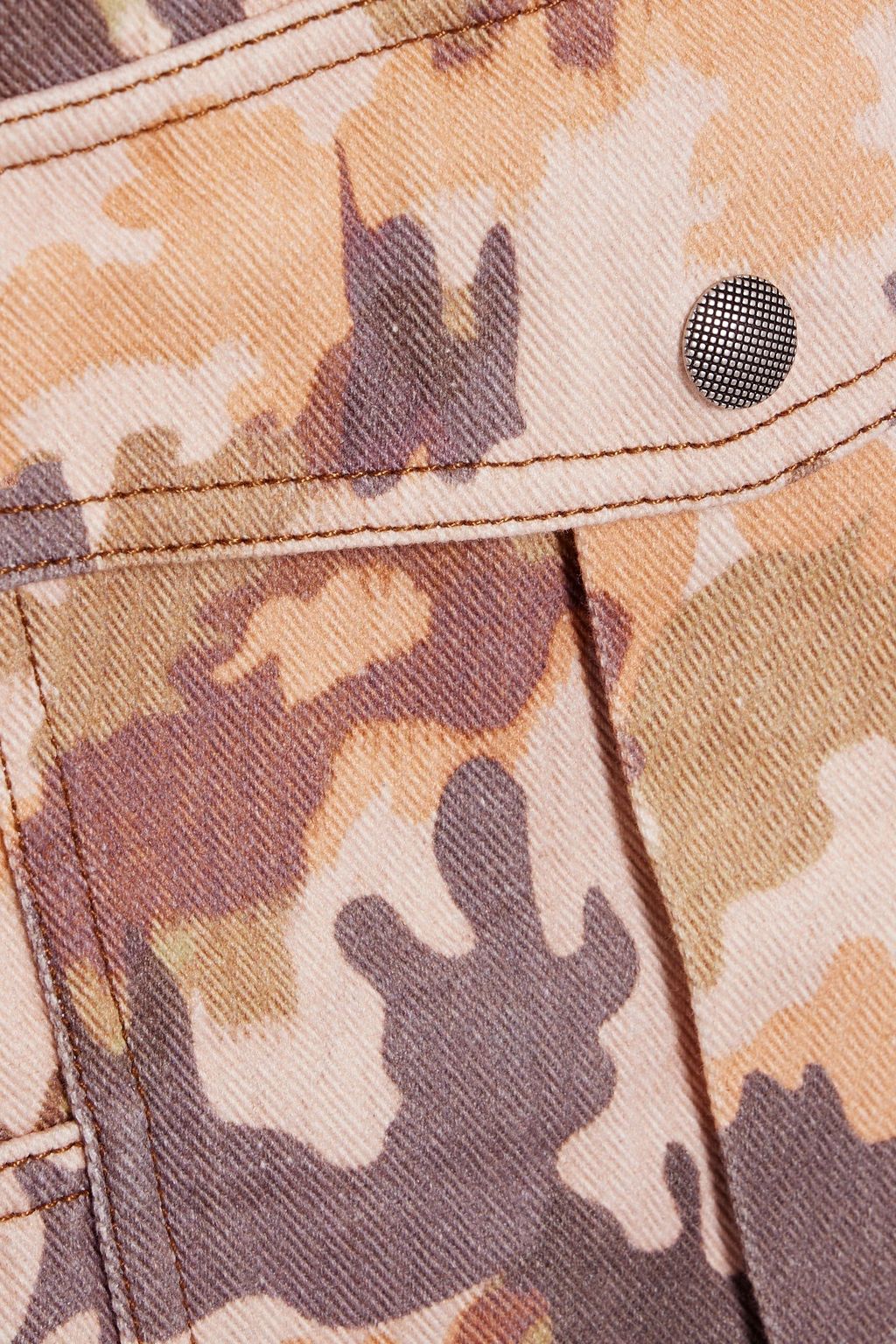 ISABEL MARANT Elyo camouflage-print denim jeans