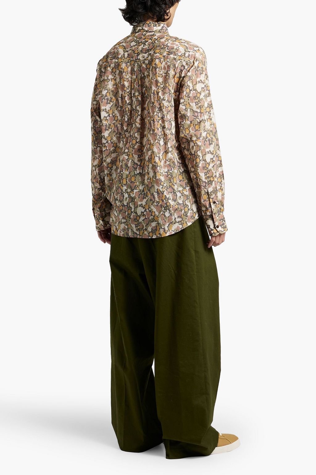 ISABEL MARANT Ilakob printed cotton-poplin shirt