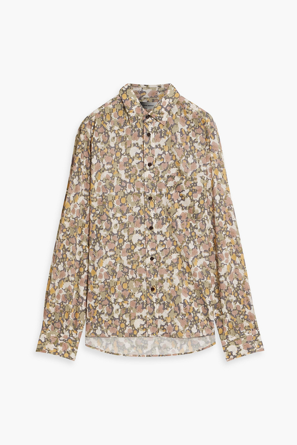Isabel Marant Floral-print Cotton Shirt In Multicolor