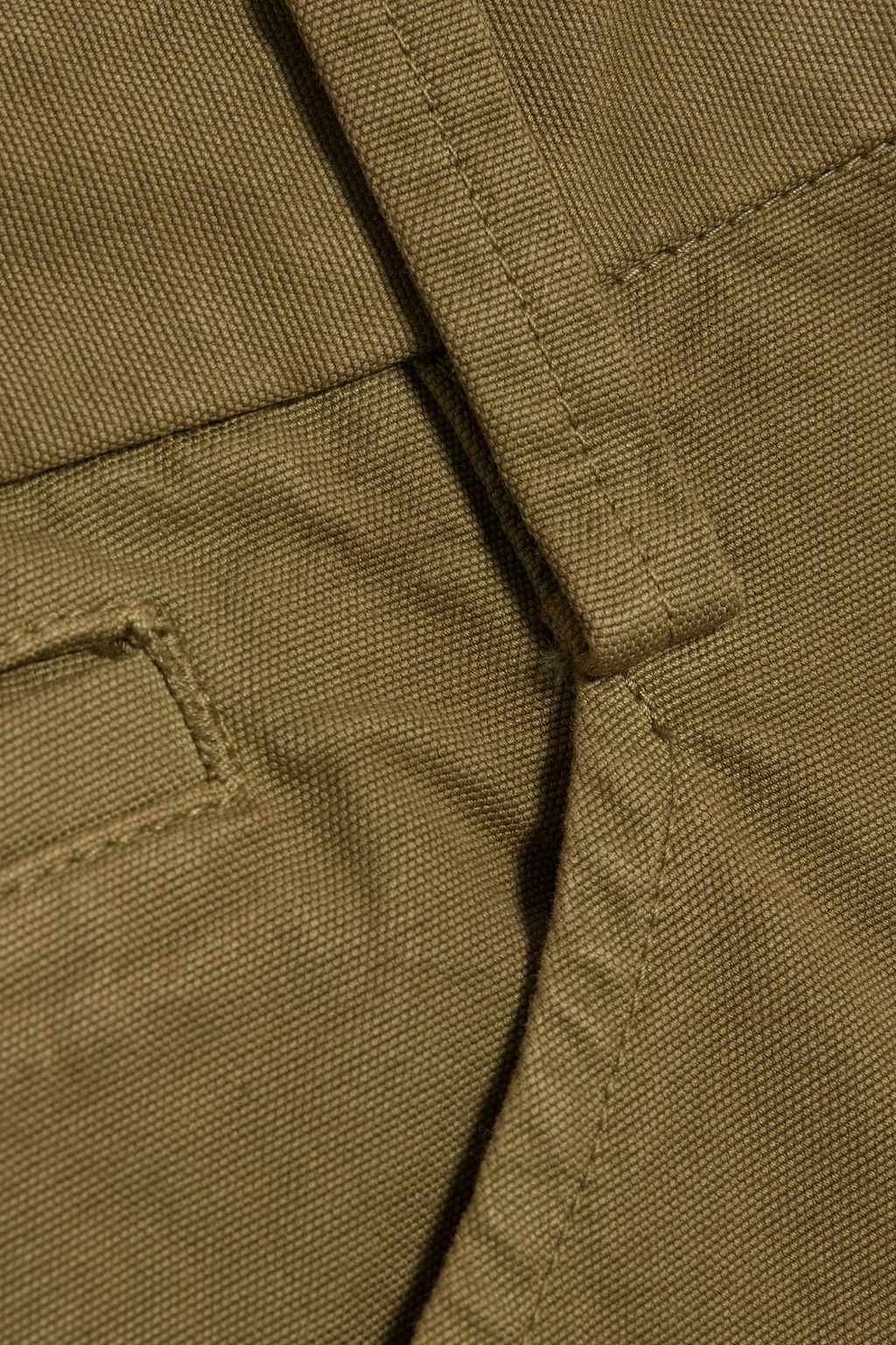 ISABEL MARANT Tapered cotton chinos