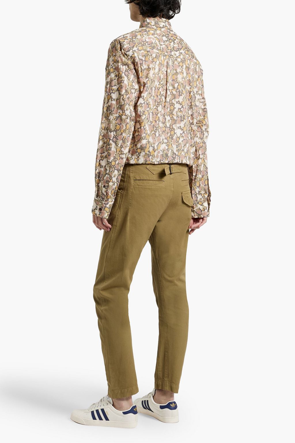 ISABEL MARANT Tapered cotton chinos