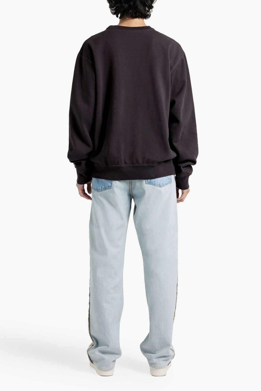 ISABEL MARANT Miko printed cotton-blend fleece sweatshirt