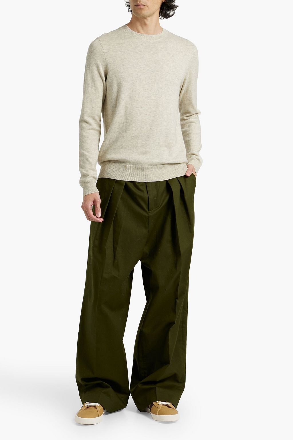 ISABEL MARANT Elmy cotton and wool-blend sweater