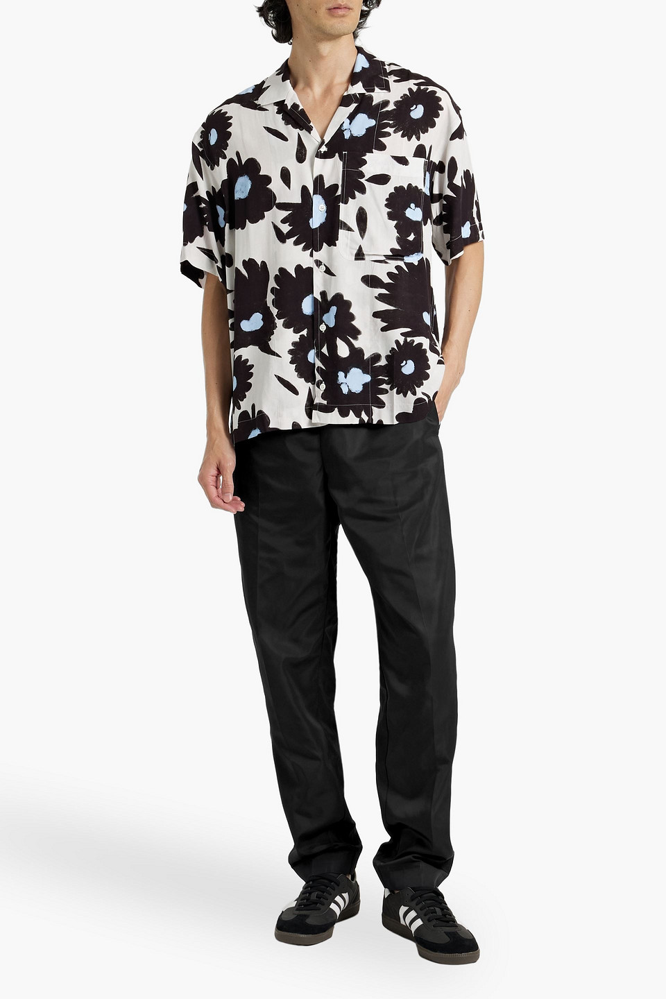Acne Studios Shell Pants In Black