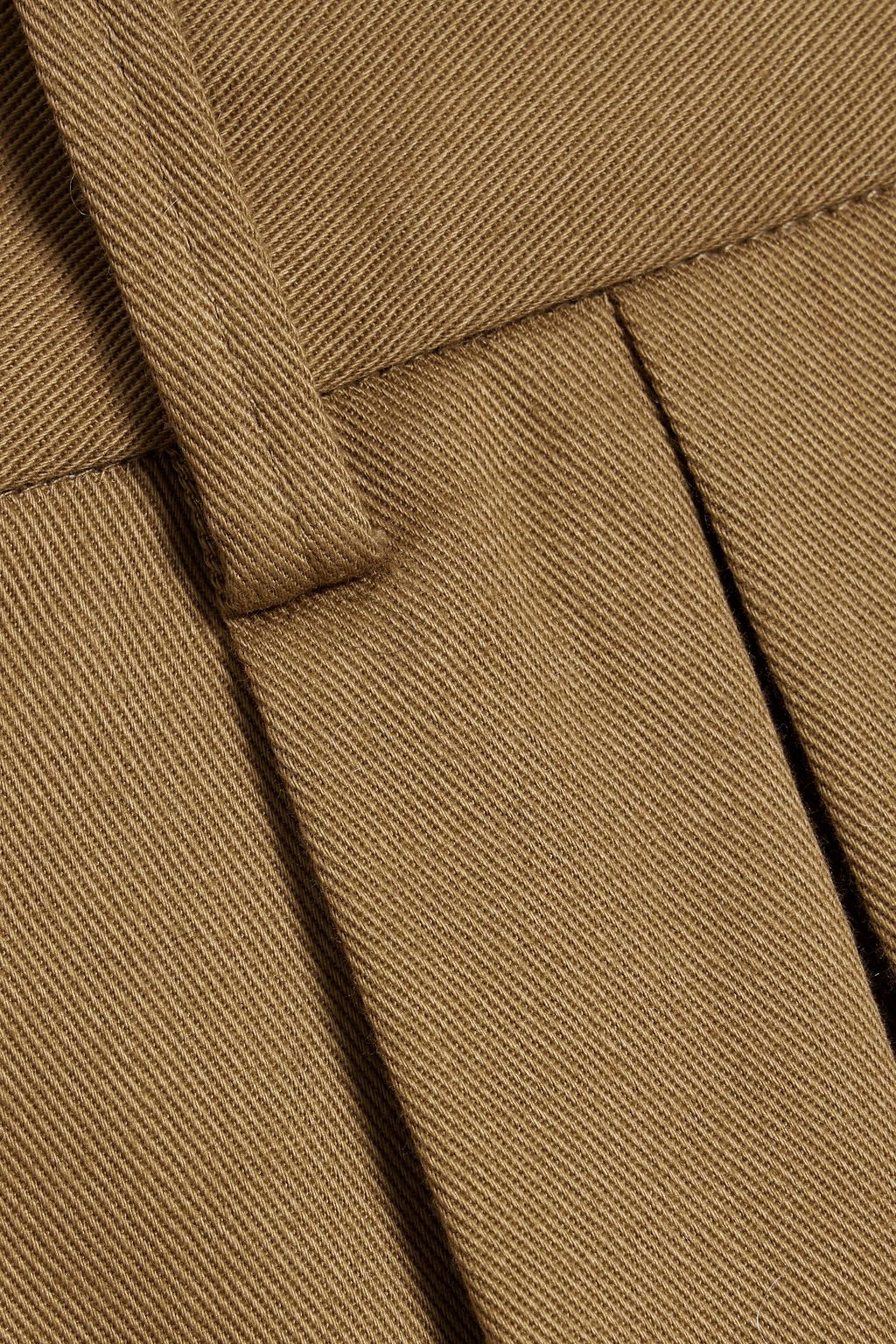 ISABEL MARANT Niouflow pleated cotton chinos