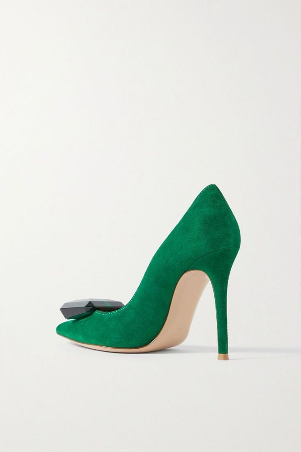 GIANVITO ROSSI Jaipur embellished leather pumps