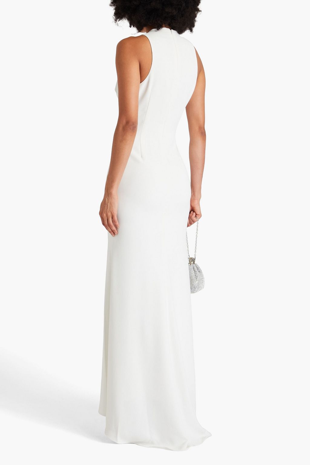 BADGLEY MISCHKA فستان سهرة من الكريب المطاط بتصميم مزركش