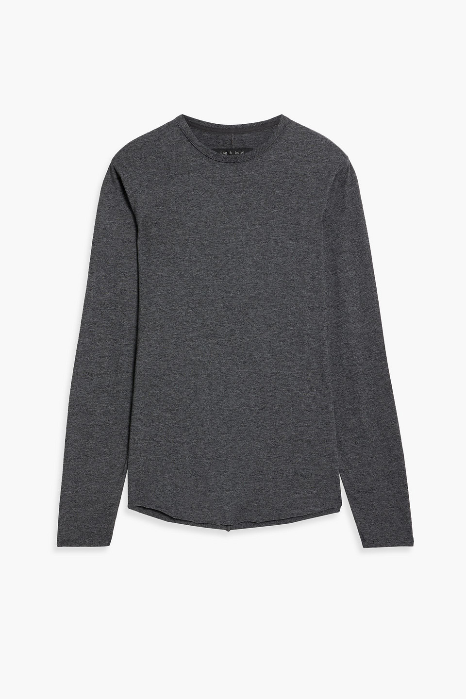 Rag & Bone Haydon Jersey T-shirt In Dark Gray