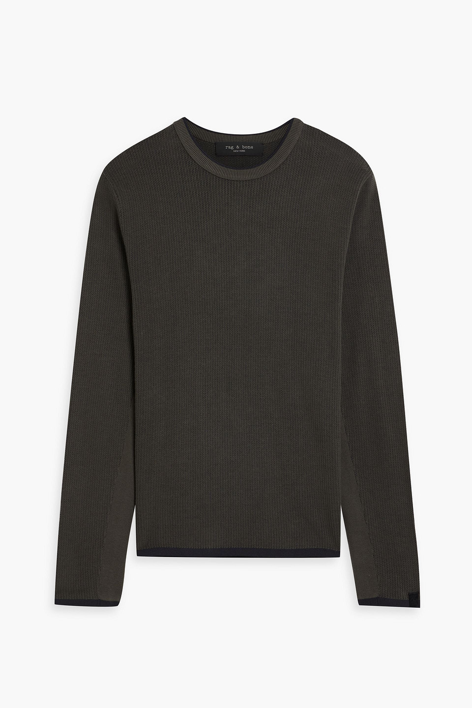 Rag & Bone Bennet Crew In Army Green